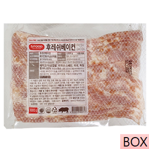 회원용(당일발송) 후레쉬베이컨(2.1m A급) 10kg(1팩당20,300원)
