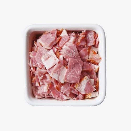 에쓰푸드 전지베이컨 20mm 탑핑 1kg 피자 파스타 한식메뉴