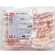 에쓰푸드 베이컨 3m슬라이스 1kg 피자 브런치 베이커리 수제버거 샌드위치 파스타