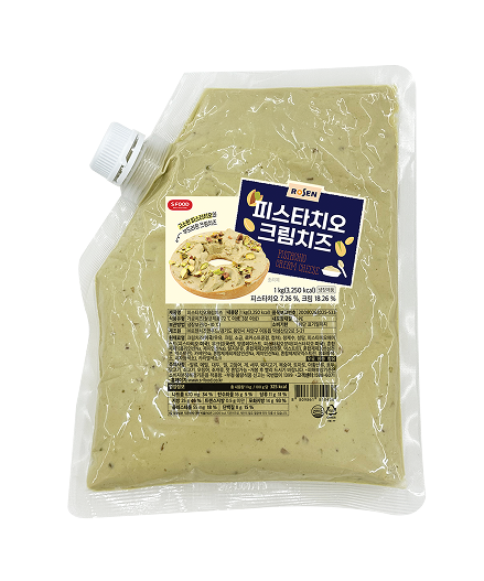 로젠치즈 피스타치오크림치즈 1kg