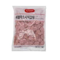 에쓰푸드 세블락소시지탑핑(슬라이스)1kg