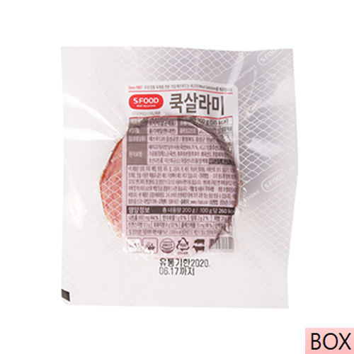 회원용 쿡살라미슬라이스200g 25팩(1팩당4,140원)