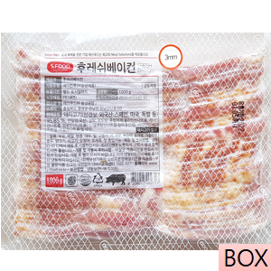 회원용(당일발송)후레쉬베이컨(3m) 10kg(1팩당20,300원)
